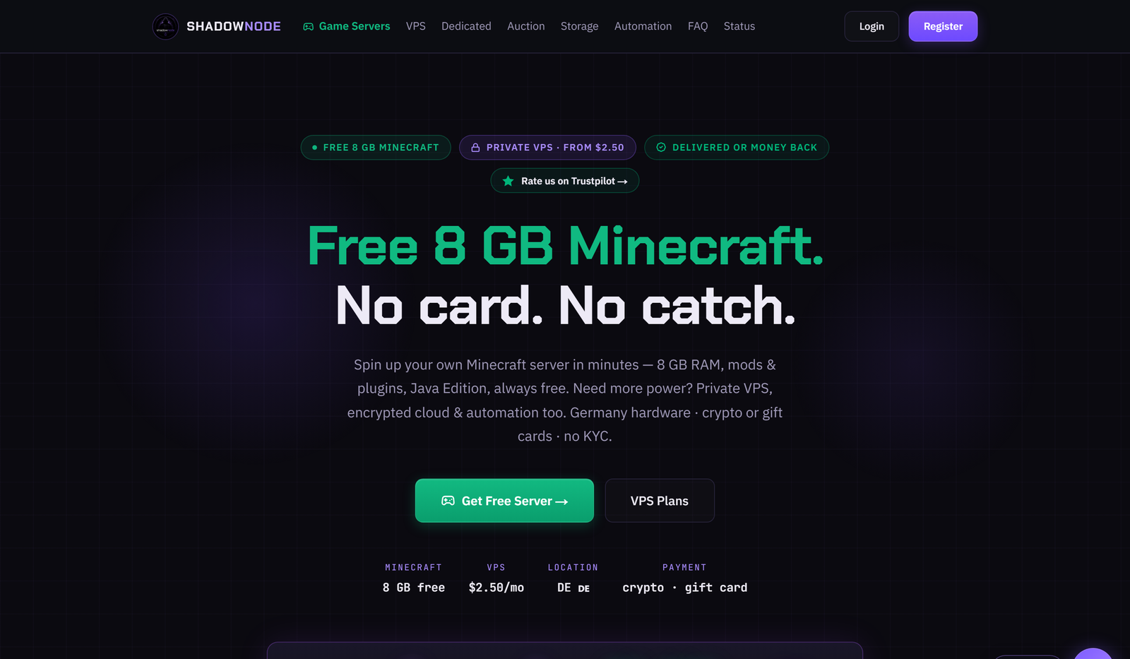 Homepage hero