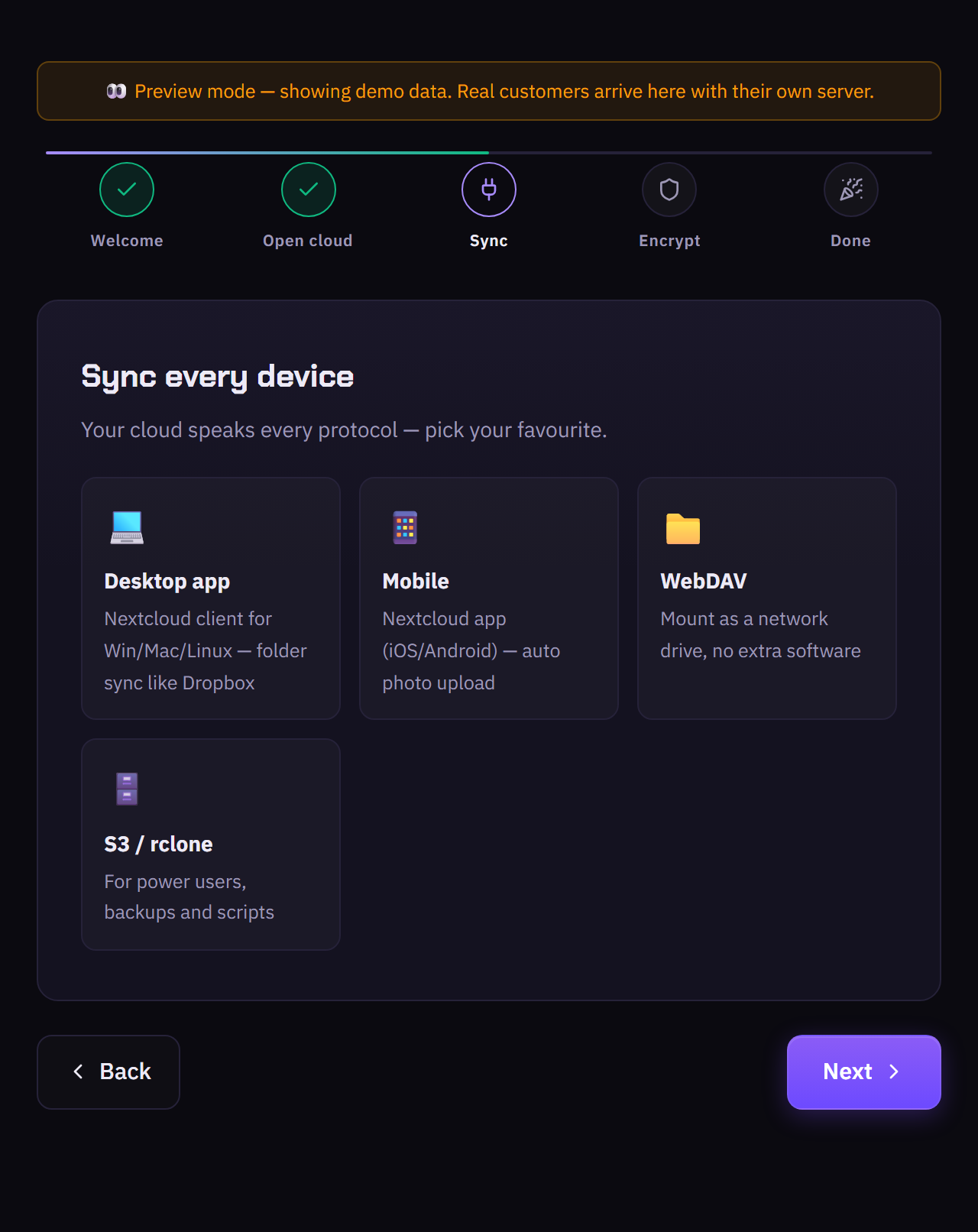 Sync every device